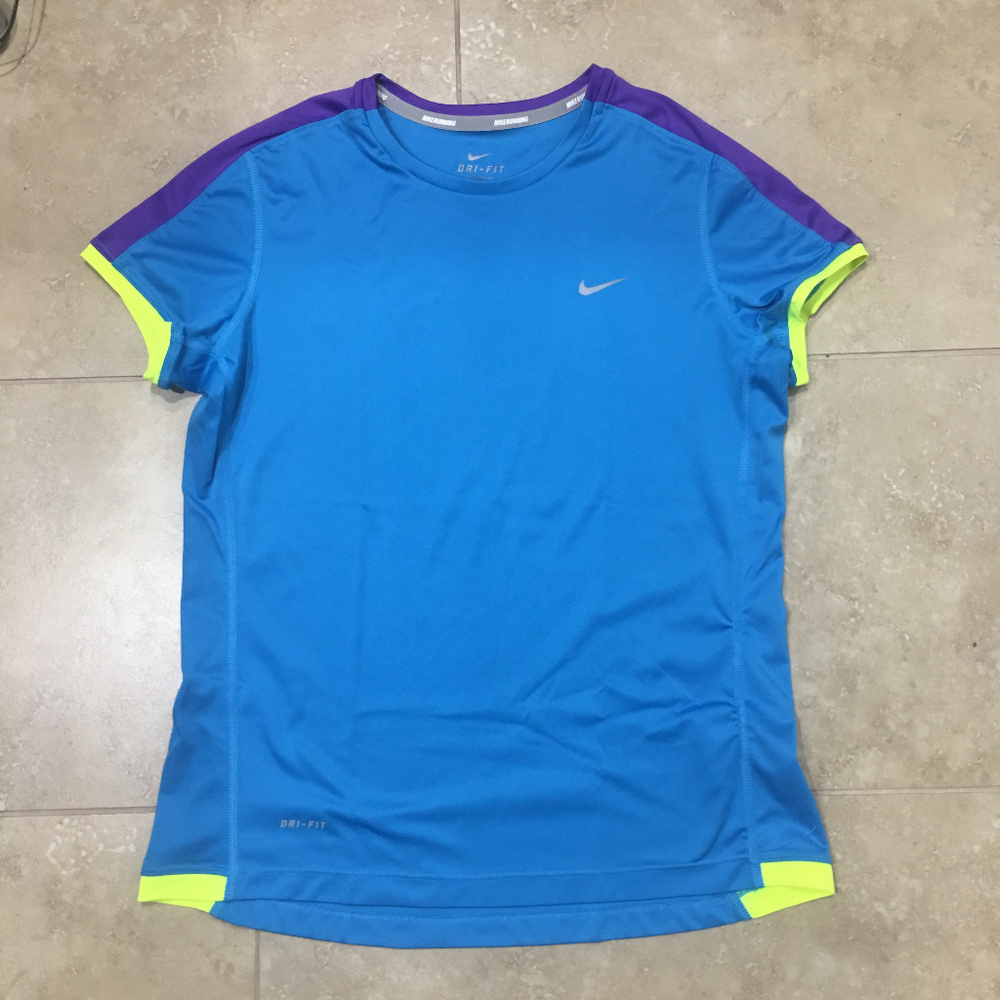 Girl's Short Sleeve Dri-Fit Nike Miler Running Top